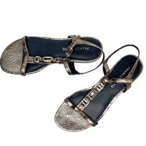 FRANCO SARTO Strappy Sandal Champagne 7